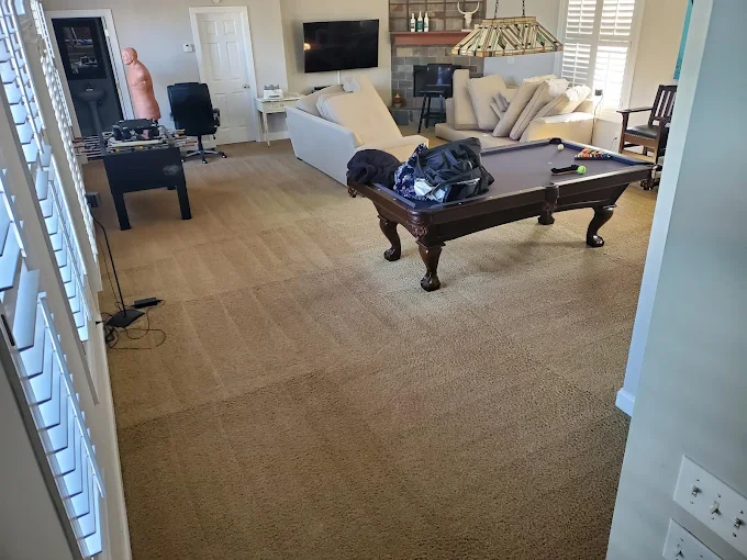 Stair carpet cleaning in a Charlotte, NC home