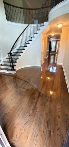 Bedroom carpet after professional steam cleaning